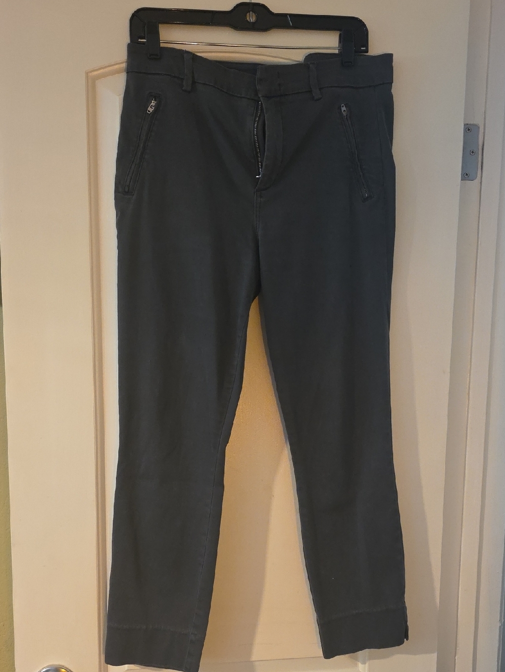 Level 99 Charcoal Straight Leg Pants